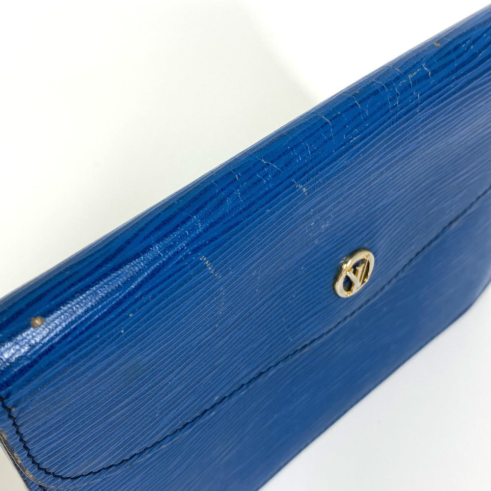 LOUIS VUITTON Clutch bag M52655 Epi Leather blue Epi Montagne 23 mens Used