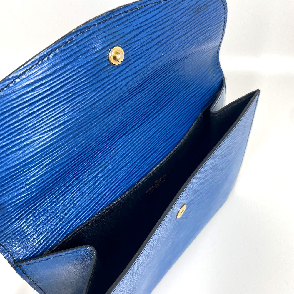 LOUIS VUITTON Clutch bag M52655 Epi Leather blue Epi Montagne 23 mens Used