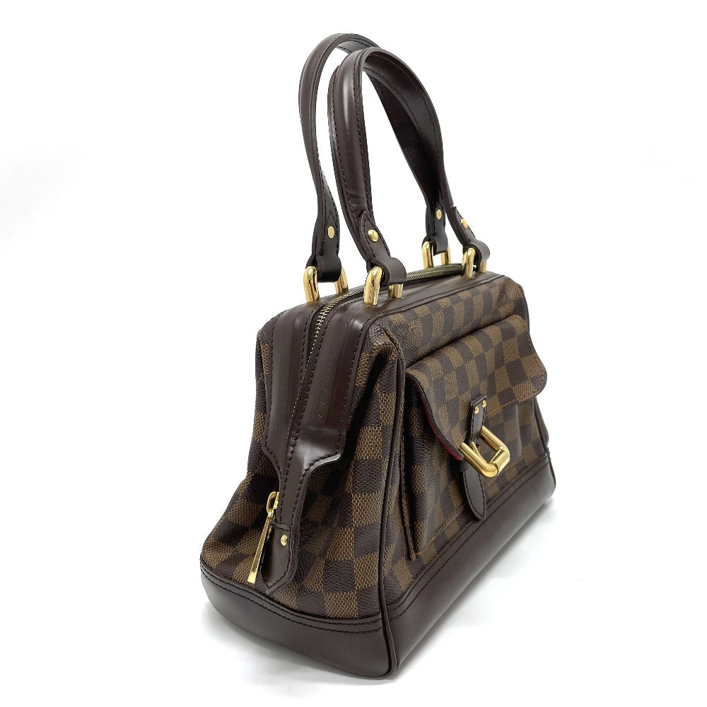 LOUIS VUITTON Handbag Damier canvas, leather Brown Damier Knightsbridge Women
