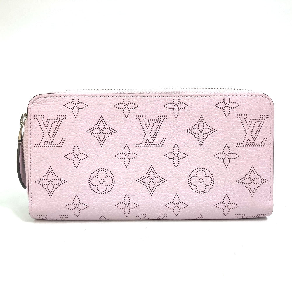 LOUIS VUITTON Long Wallet Purse M81426 monogram mahina leather purple Monogram Mahina Zippy wallet Women