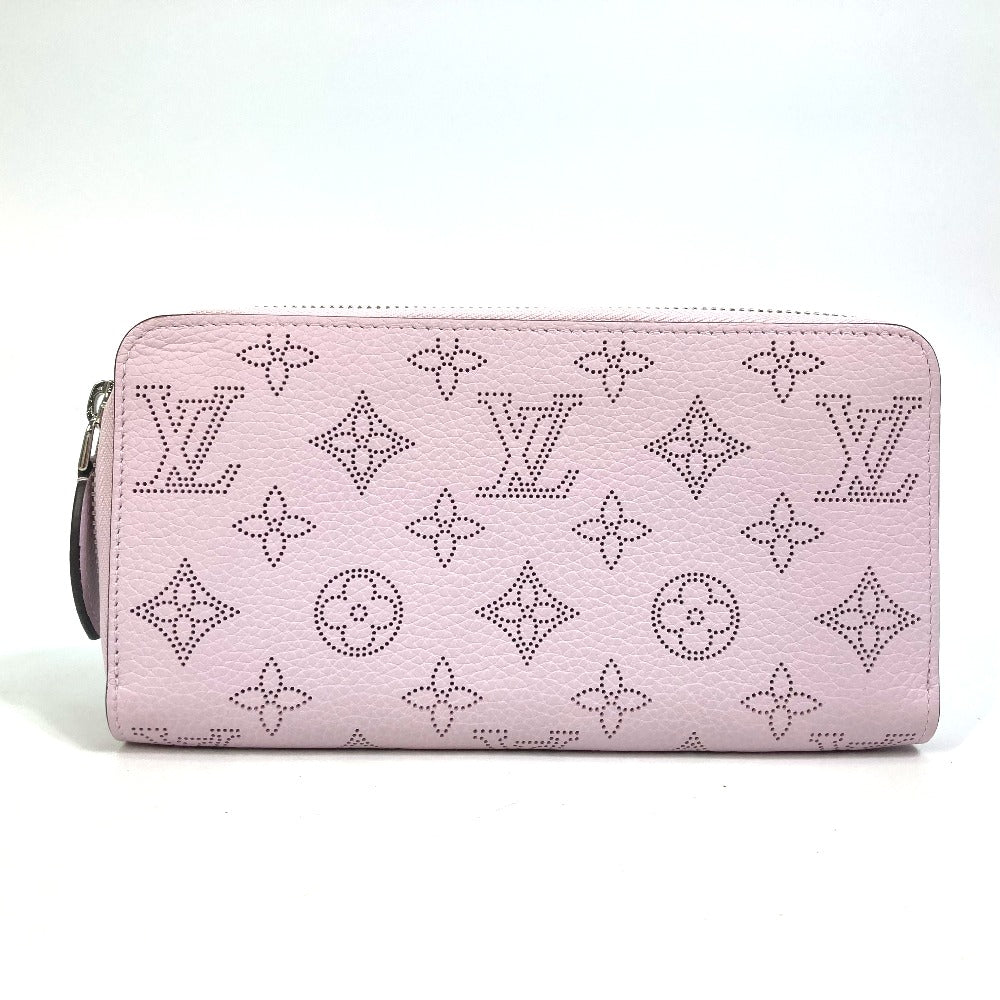 LOUIS VUITTON Long Wallet Purse M81426 monogram mahina leather purple Monogram Mahina Zippy wallet Women