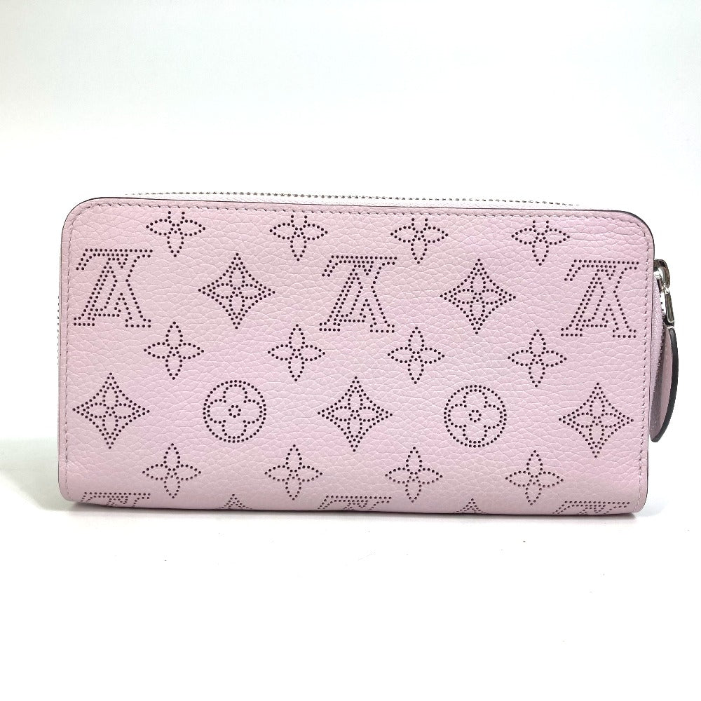 LOUIS VUITTON Long Wallet Purse M81426 monogram mahina leather purple Monogram Mahina Zippy wallet Women