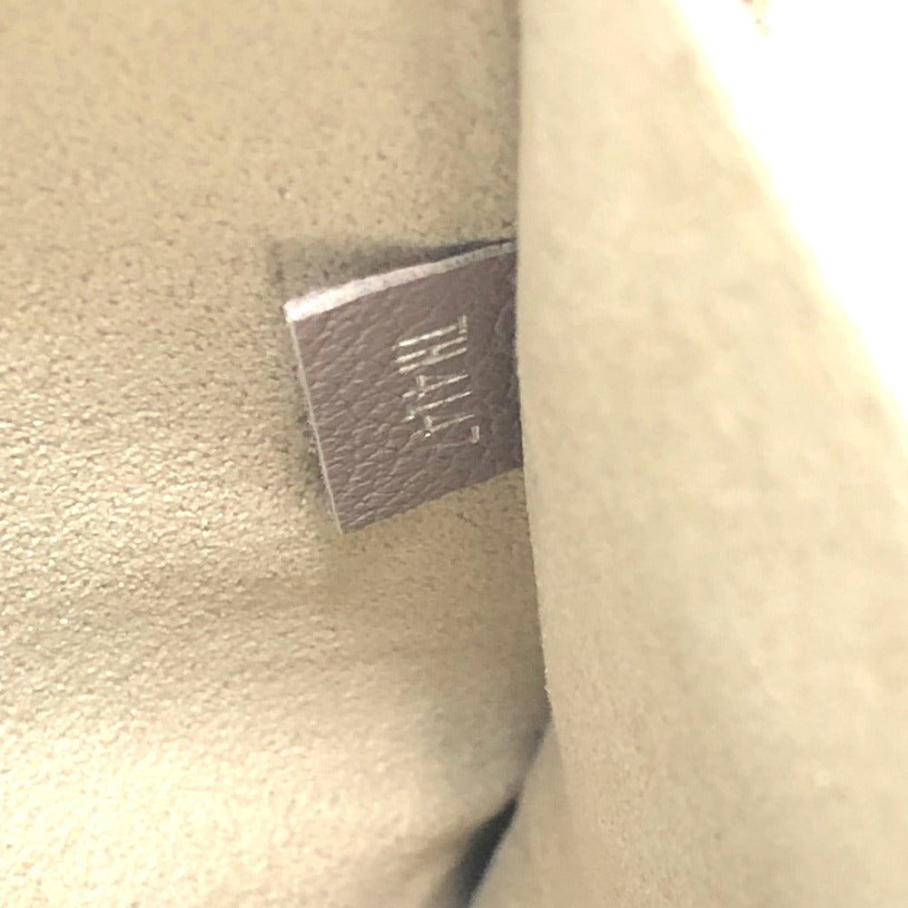 LOUIS VUITTON Clutch bag R99760 Taurillon Clemence Brown L-shaped fastener Pochette Jules PM Women Used