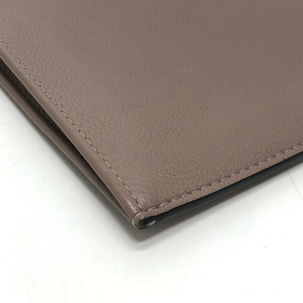 LOUIS VUITTON Clutch bag R99760 Taurillon Clemence Brown L-shaped fastener Pochette Jules PM Women Used