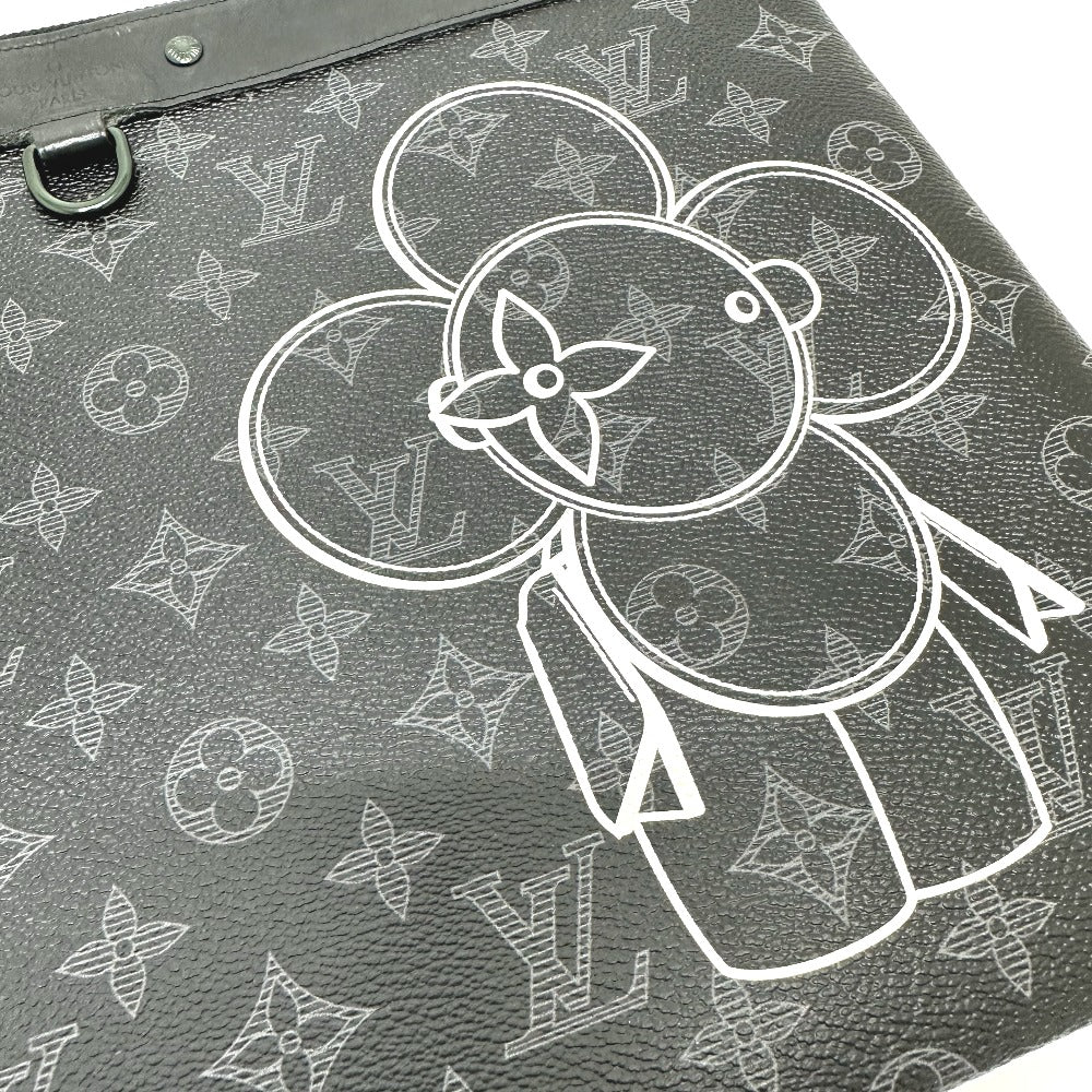 LOUIS VUITTON Clutch bag M52904 Monogram Eclipse Canvas black Bag Monogram Eclipse Pochette Apollo Vivienne mens Used