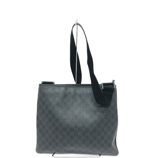GUCCI Shoulder Bag 162904  GG Supreme Canvas black GG mens Used