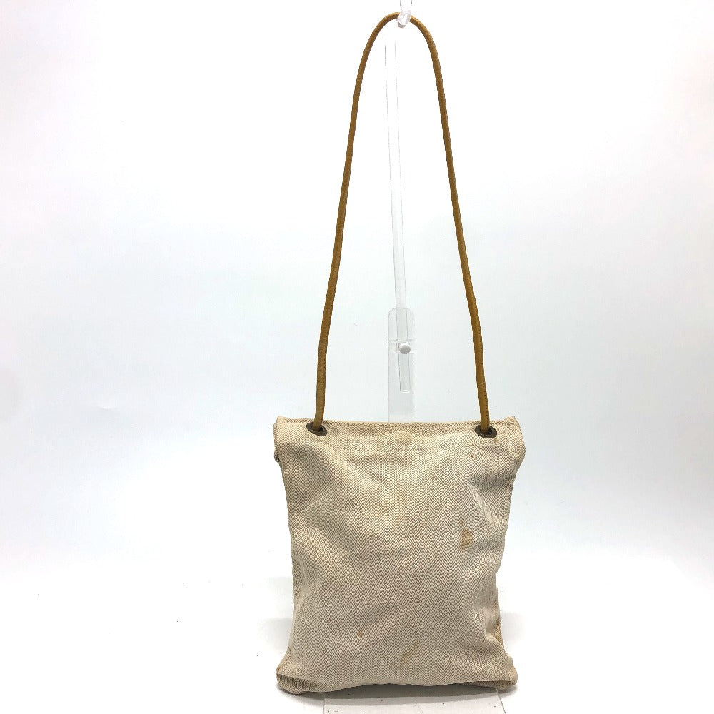 HERMES Shoulder Bag Towal chevron beige logo Aline PM
