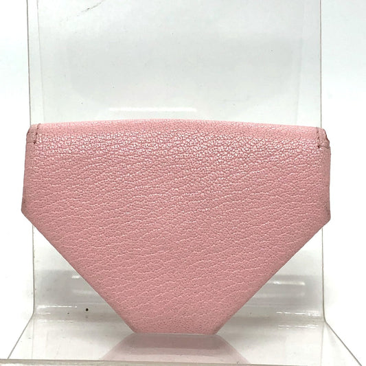 HERMES Coin case Shave pink Revan Cattle Women Used