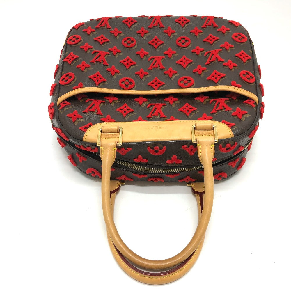 LOUIS VUITTON Handbag M40922 Monogram canvas Brown / Red Monogram 3D tuffet Deauville Cube