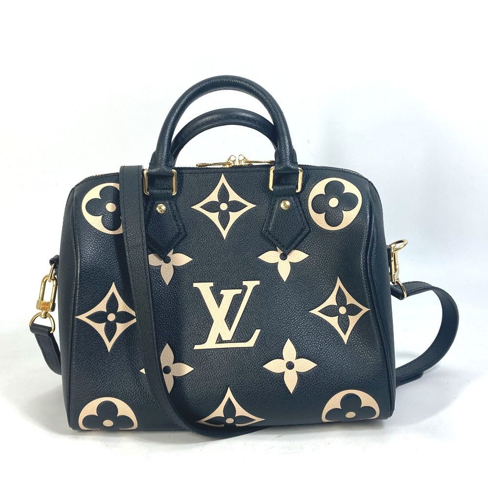LOUIS VUITTON Boston Duffel bag M58947 Monogram Ann Platt Leather black Monogram Ann Platt Speedy bandouliere 25 Women