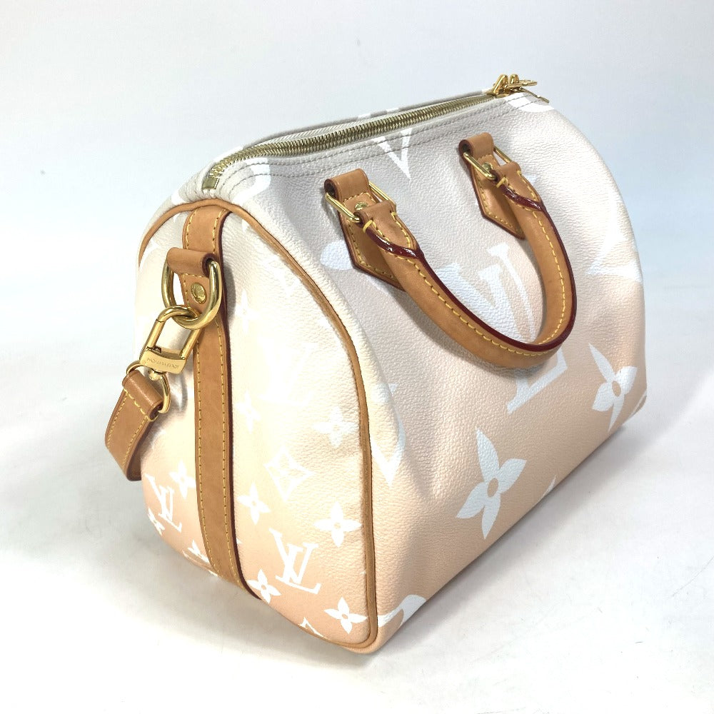 LOUIS VUITTON Handbag M45722 Monogram giant canvas Orange Monogram Giant Gradient Speedy bandouliere25 Women