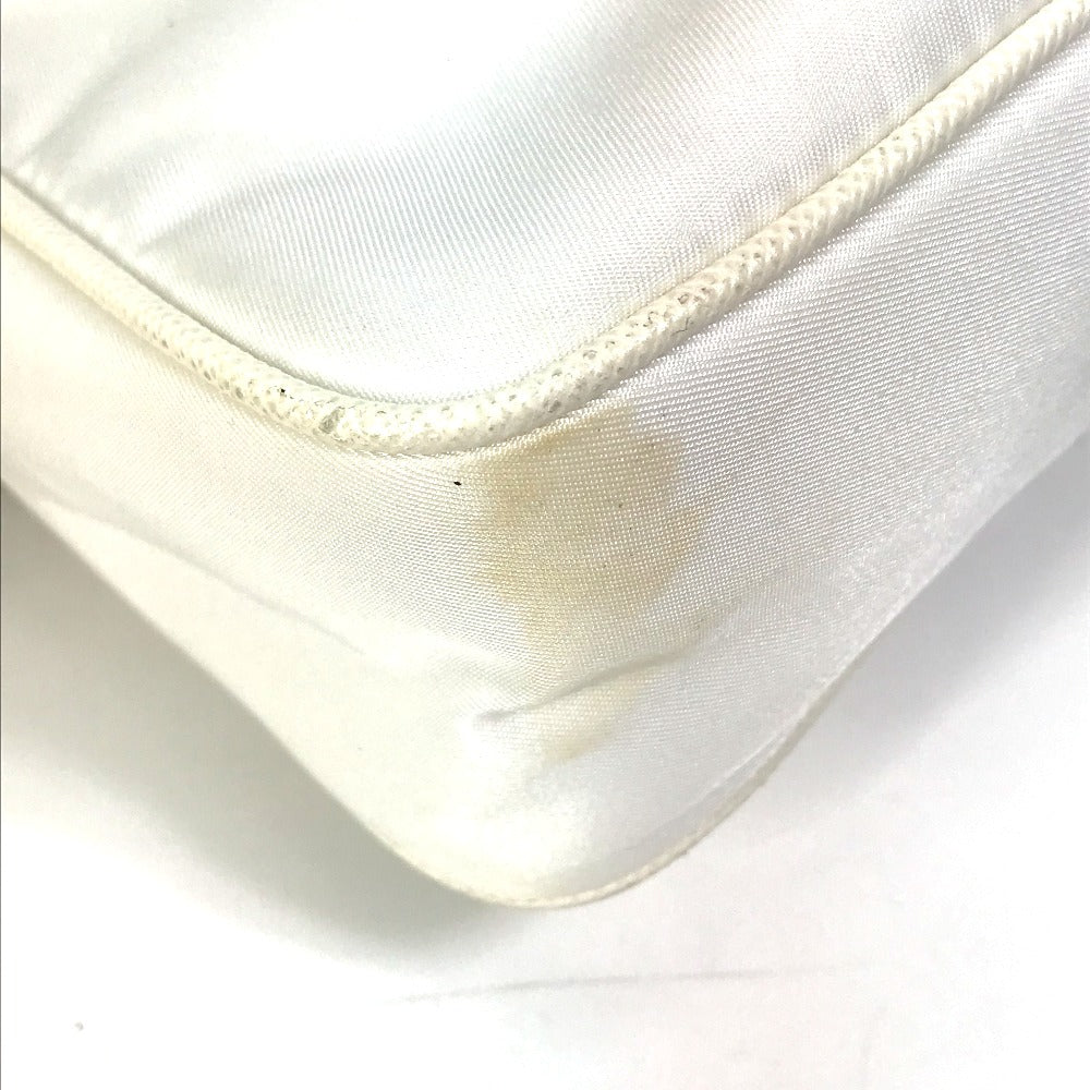 PRADA Shoulder Bag 1BH204 Nylon white Triangle logo plate Re-Edition 2005 Women