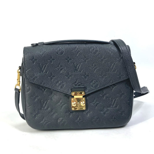 LOUIS VUITTON Shoulder Bag Monogram Ann Platt Leather black Monogram Ann Platt Pochette Metis MM Women