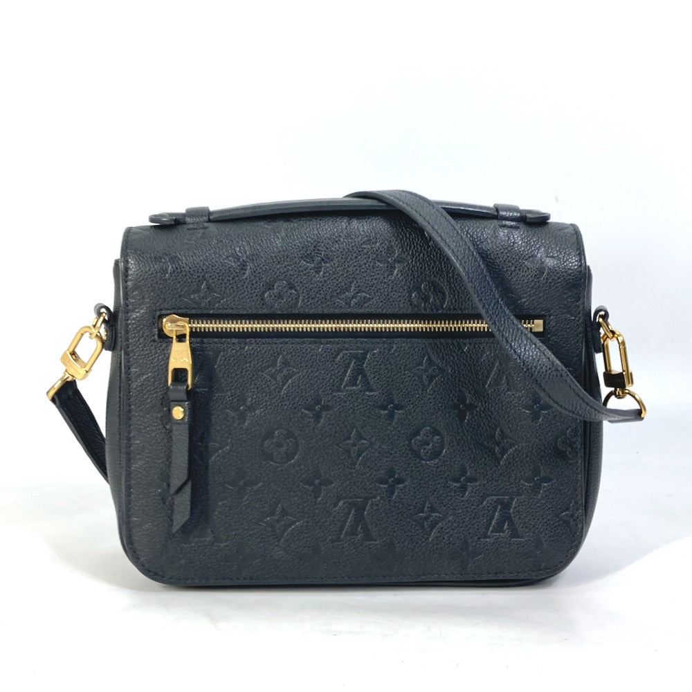 LOUIS VUITTON Shoulder Bag Monogram Ann Platt Leather black Monogram Ann Platt Pochette Metis MM Women