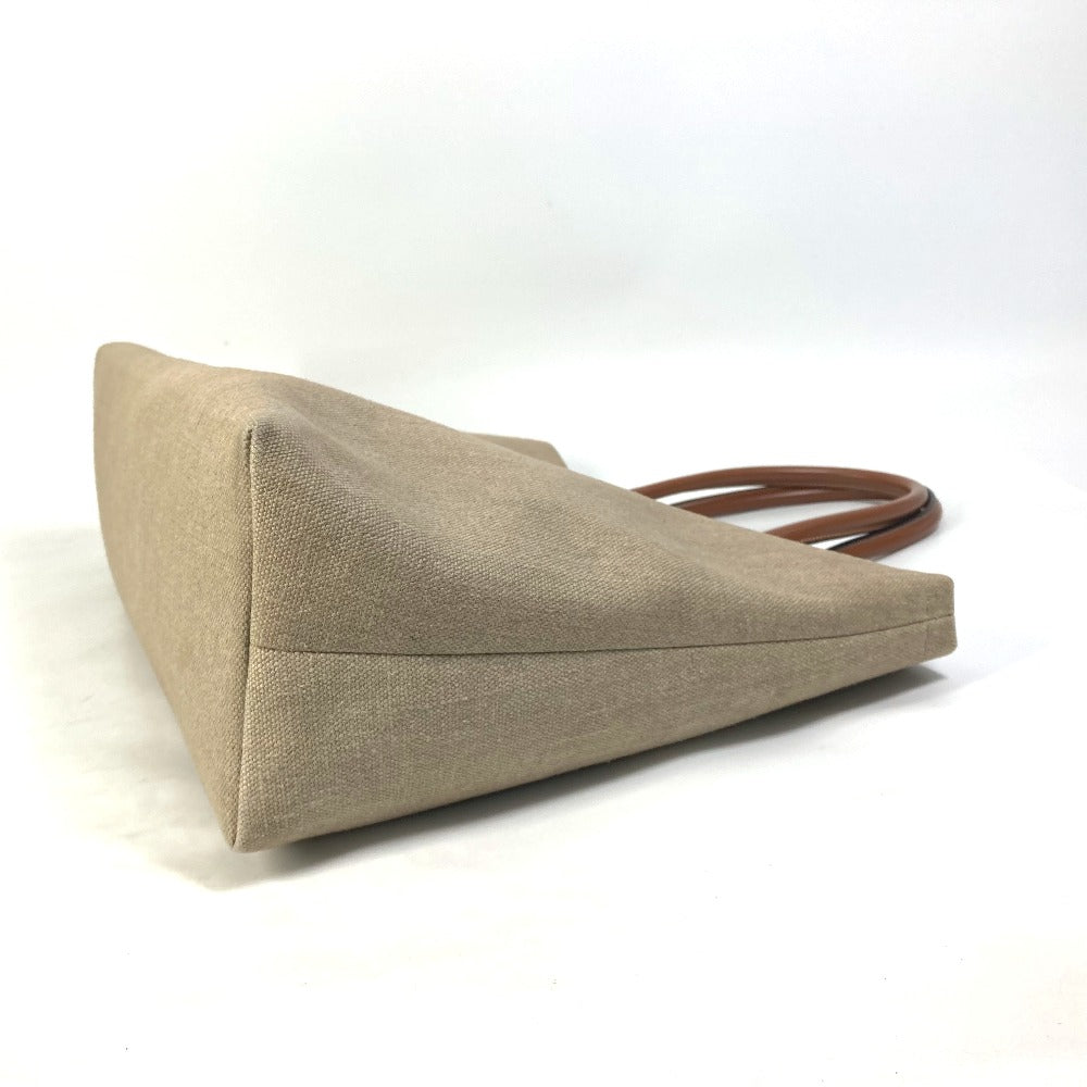 CELINE Shoulder Bag 19006 Canvas / leather Brown Shoulder Horizontal hippo Women