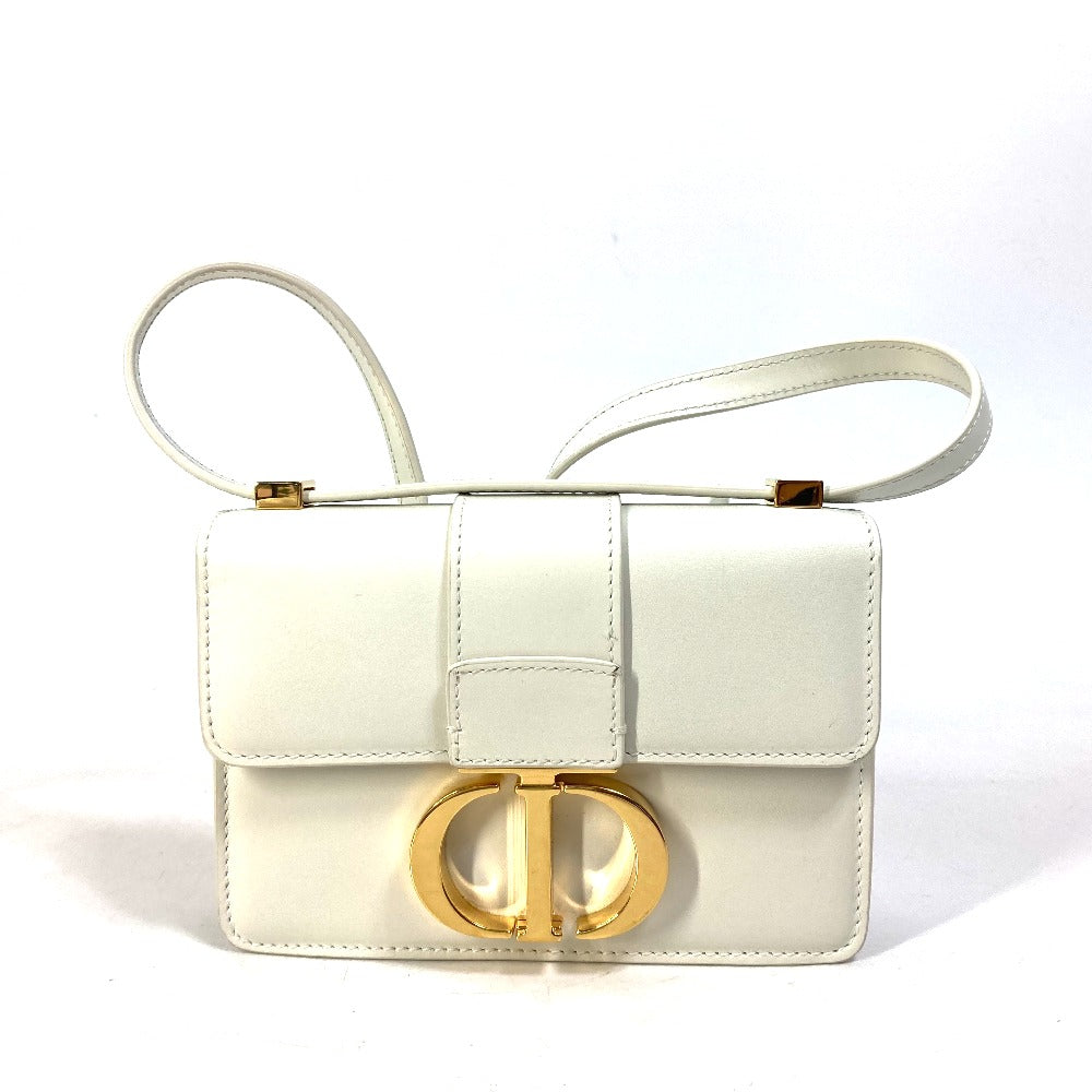 Christian Dior Shoulder Bag leather white CDMetal Montagne 30 Women