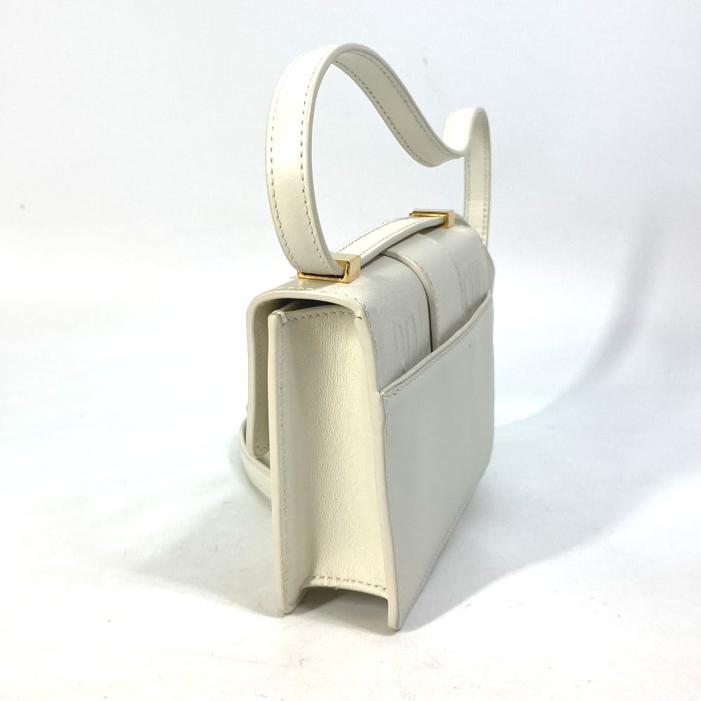Christian Dior Shoulder Bag leather white CDMetal Montagne 30 Women