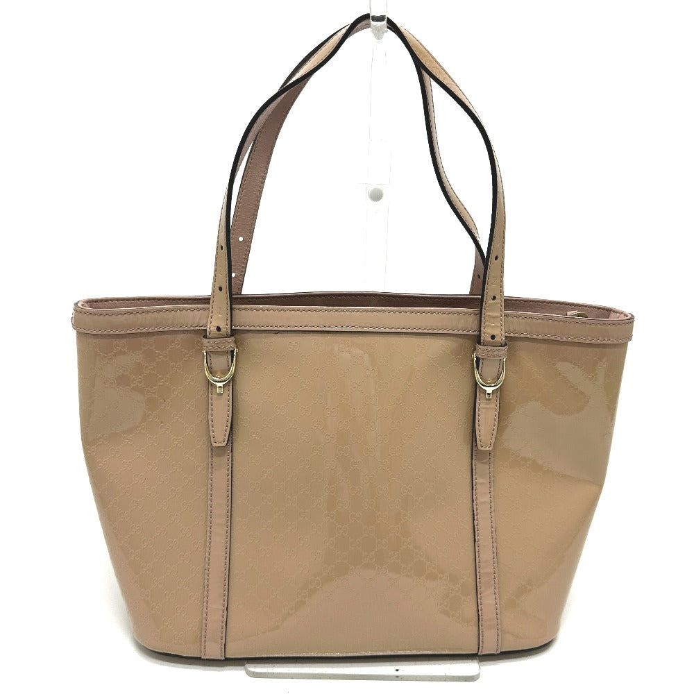 GUCCI Tote Bag 336776 enamel beige Micro GG Women