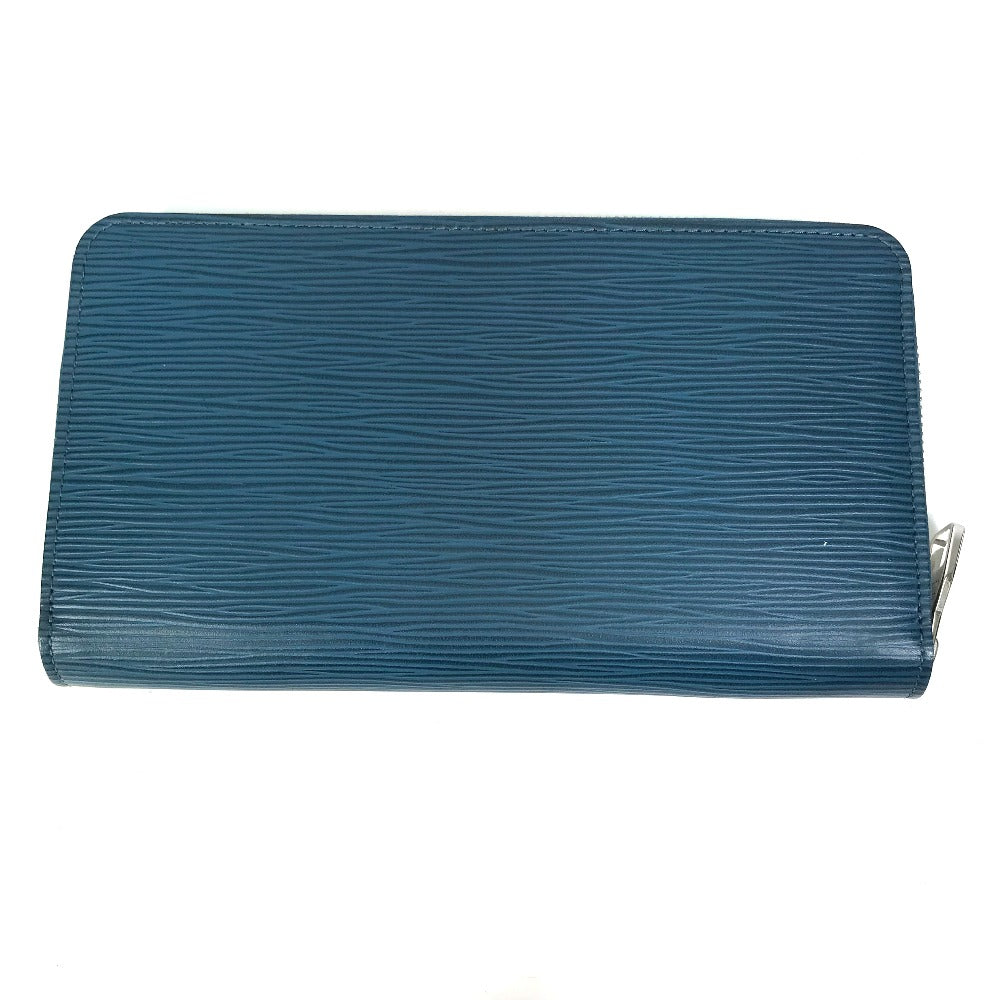 LOUIS VUITTON Long Wallet Purse M60619 Epi Leather Navy Epi Zippy Organizer mens