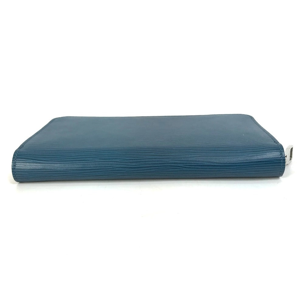 LOUIS VUITTON Long Wallet Purse M60619 Epi Leather Navy Epi Zippy Organizer mens
