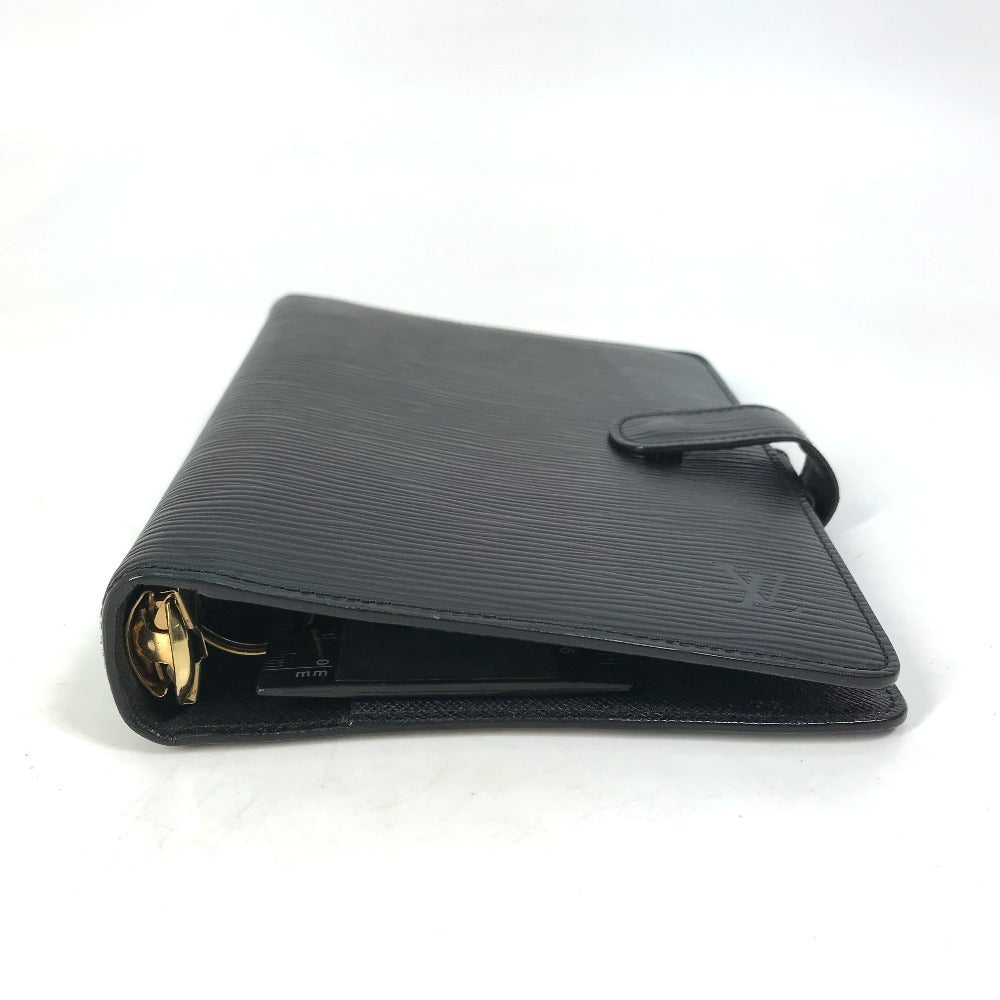 LOUIS VUITTON Notebook cover R20042 Epi Leather black Epi Agenda MM mens(Unisex)