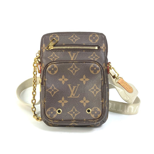 LOUIS VUITTON Shoulder Bag Monogram canvas Brown Monogram Utility crossbody Women