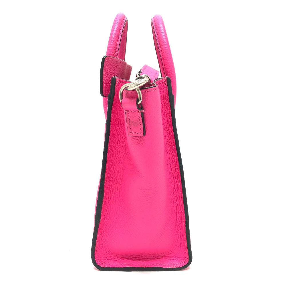 CELINE Handbag 18924 leather pink Luggage mini shopper Women