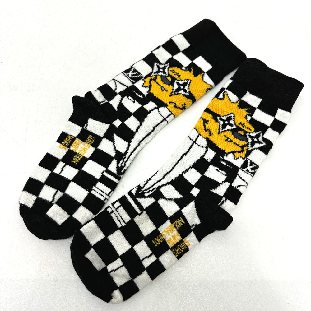 LOUIS VUITTON socks MP3136 cotton multicolor Syosset set archive 6 pairs mens M