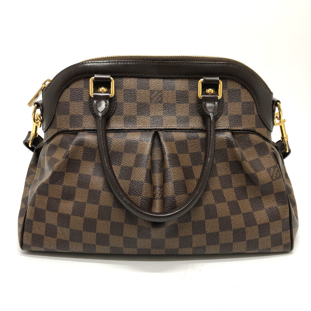 LOUIS VUITTON Handbag Damier canvas Brown Damier Trevi GM Women