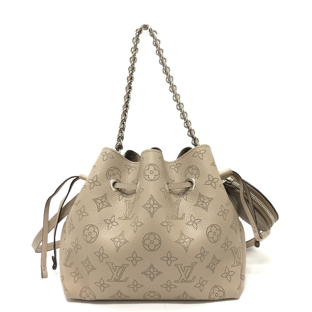 LOUIS VUITTON Shoulder Bag M57201 Monogram Mahina beige Monogram Mahina Bella