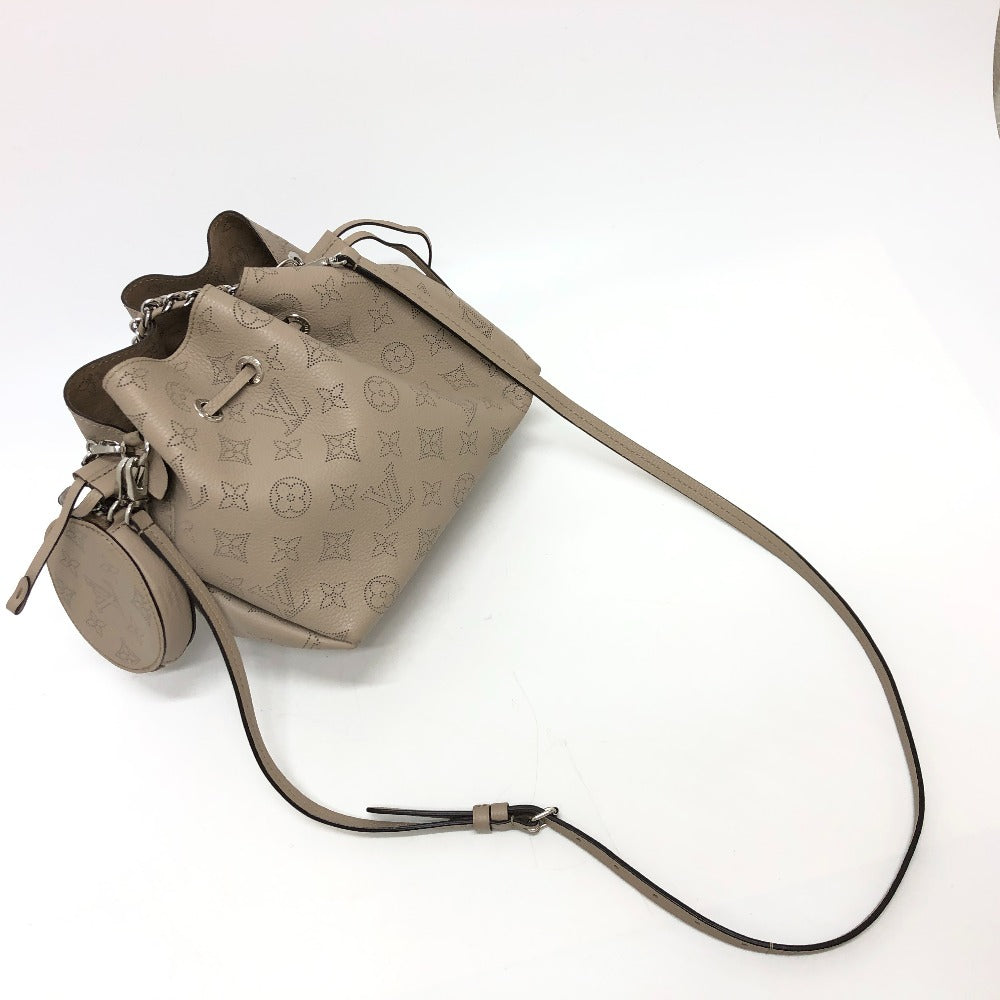 LOUIS VUITTON Shoulder Bag M57201 Monogram Mahina beige Monogram Mahina Bella