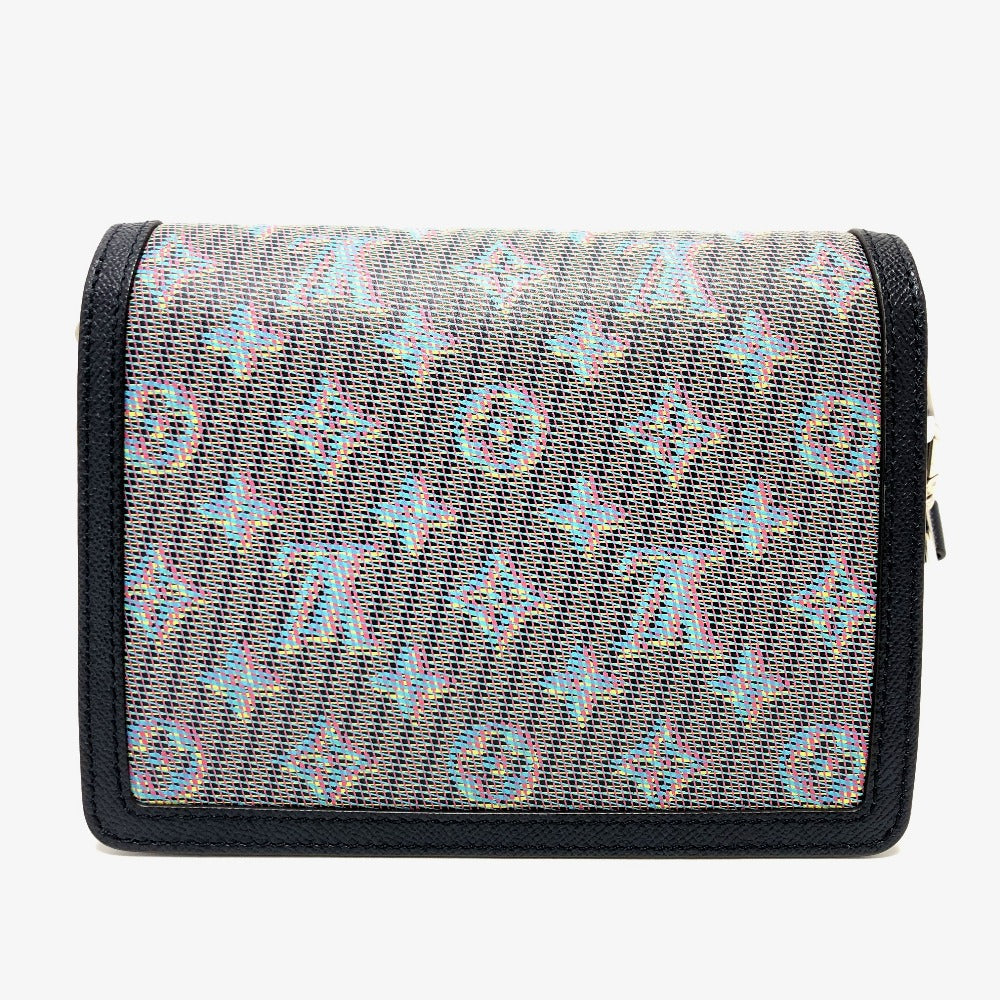 LOUIS VUITTON Shoulder Bag M55454 leather blue LV pop Daufine MINI Women