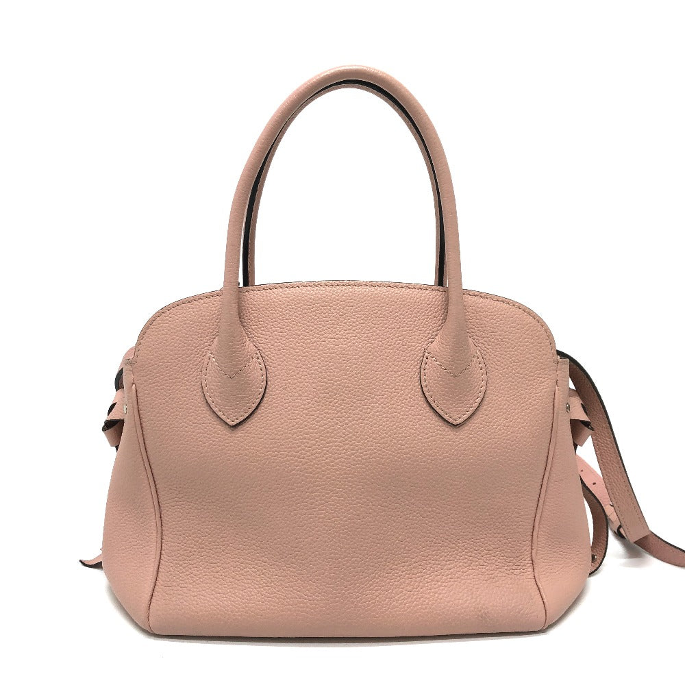 LOUIS VUITTON Handbag leather pink Mira PM Women