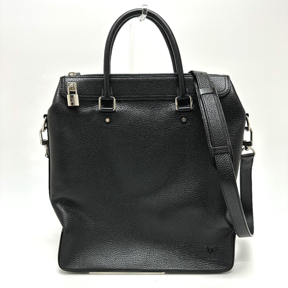LOUIS VUITTON Tote Bag M94476 Taurillon Clemence Leather black Greenwich mens