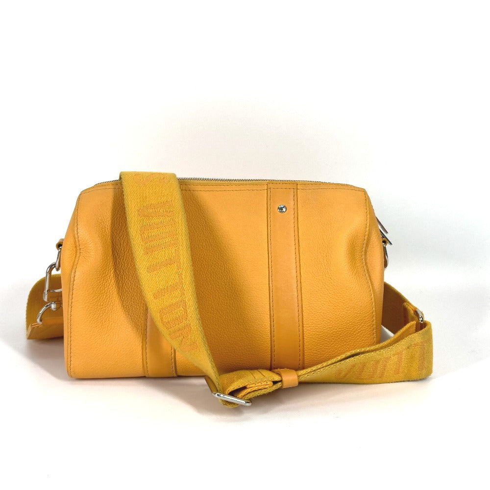 LOUIS VUITTON Shoulder Bag M21438 leather yellow LV Aerogram City Keepall mens