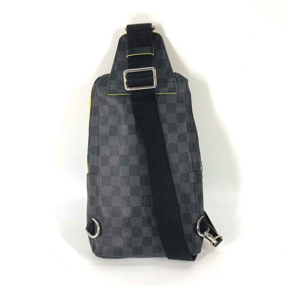 LOUIS VUITTON Shoulder Bag Damier Grafitto Canvas black Damier Grafitte Avenue Sling Bag mens
