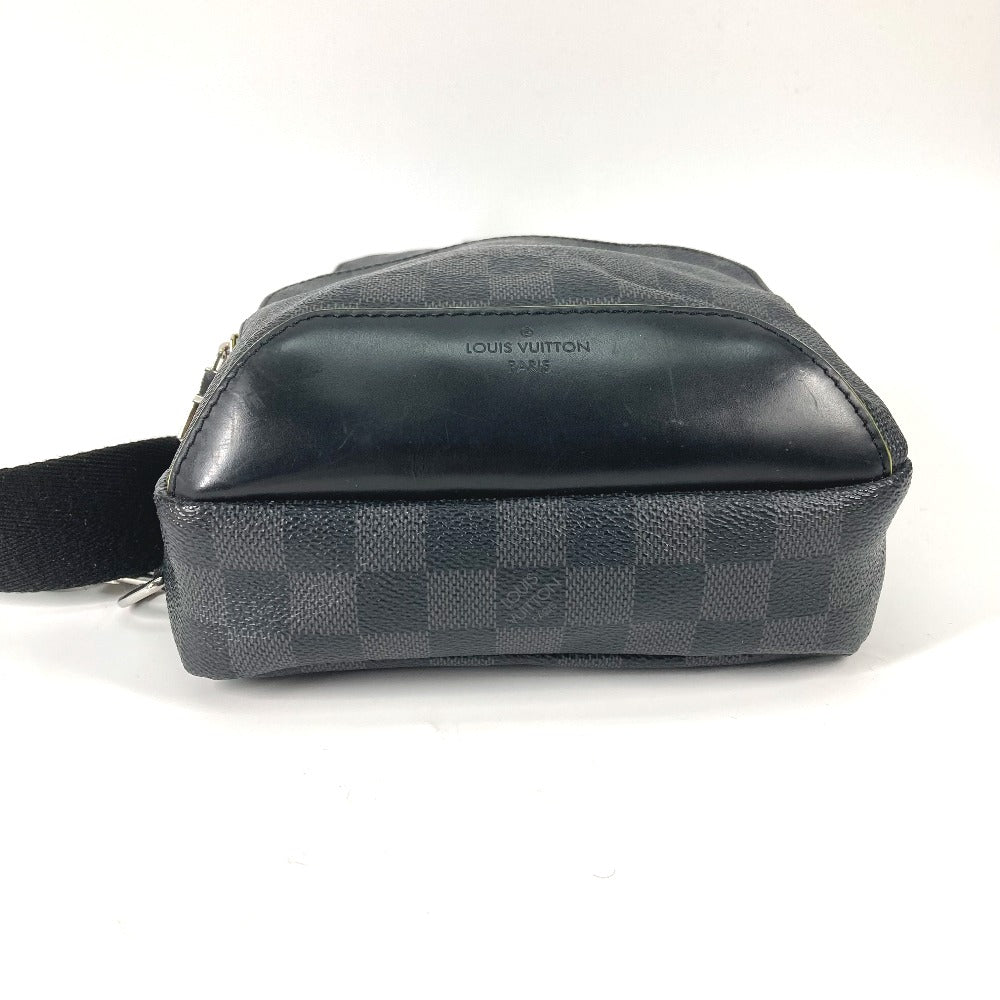 LOUIS VUITTON Shoulder Bag Damier Grafitto Canvas black Damier Grafitte Avenue Sling Bag mens