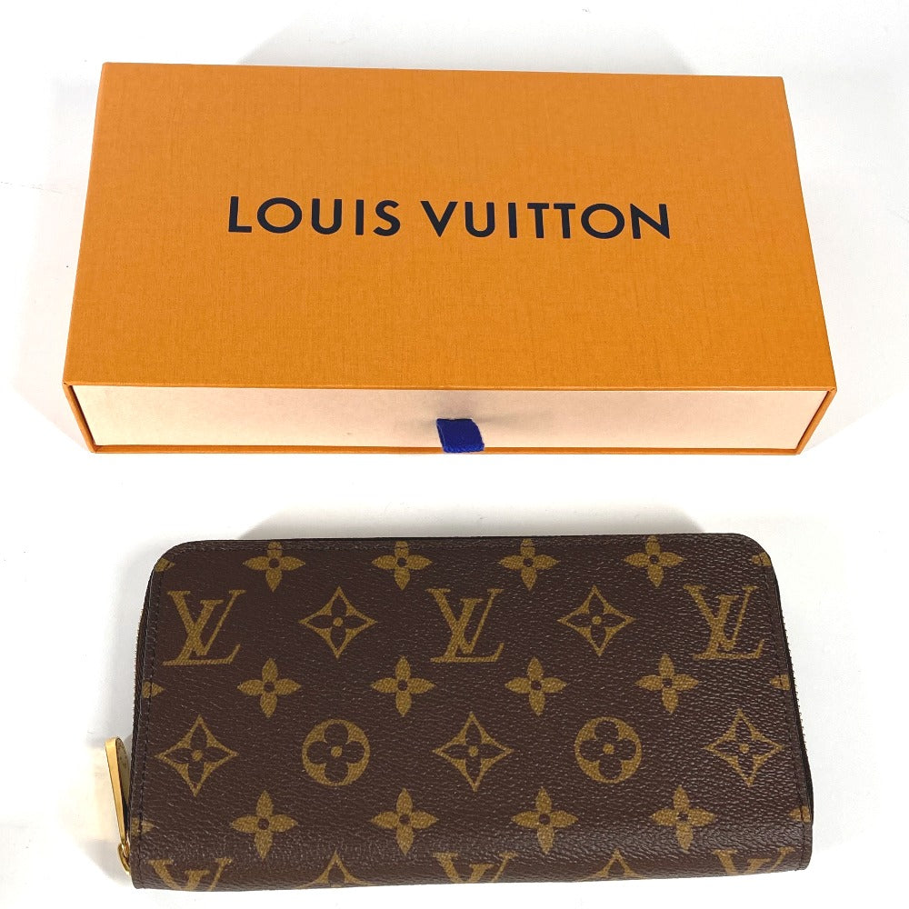 LOUIS VUITTON Long Wallet Purse M41895 Monogram canvas Brown Monogram Zippy wallet Women