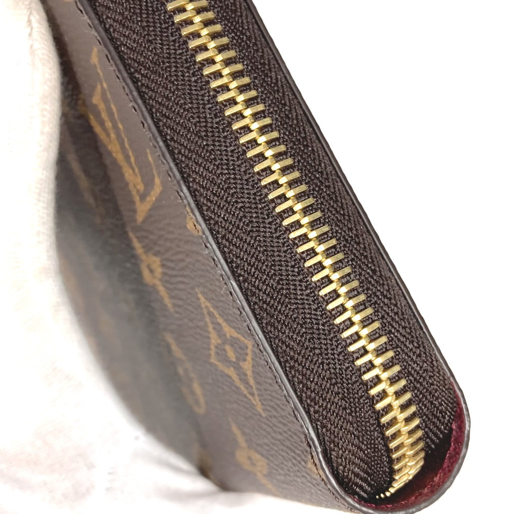 LOUIS VUITTON Long Wallet Purse M41895 Monogram canvas Brown Monogram Zippy wallet Women