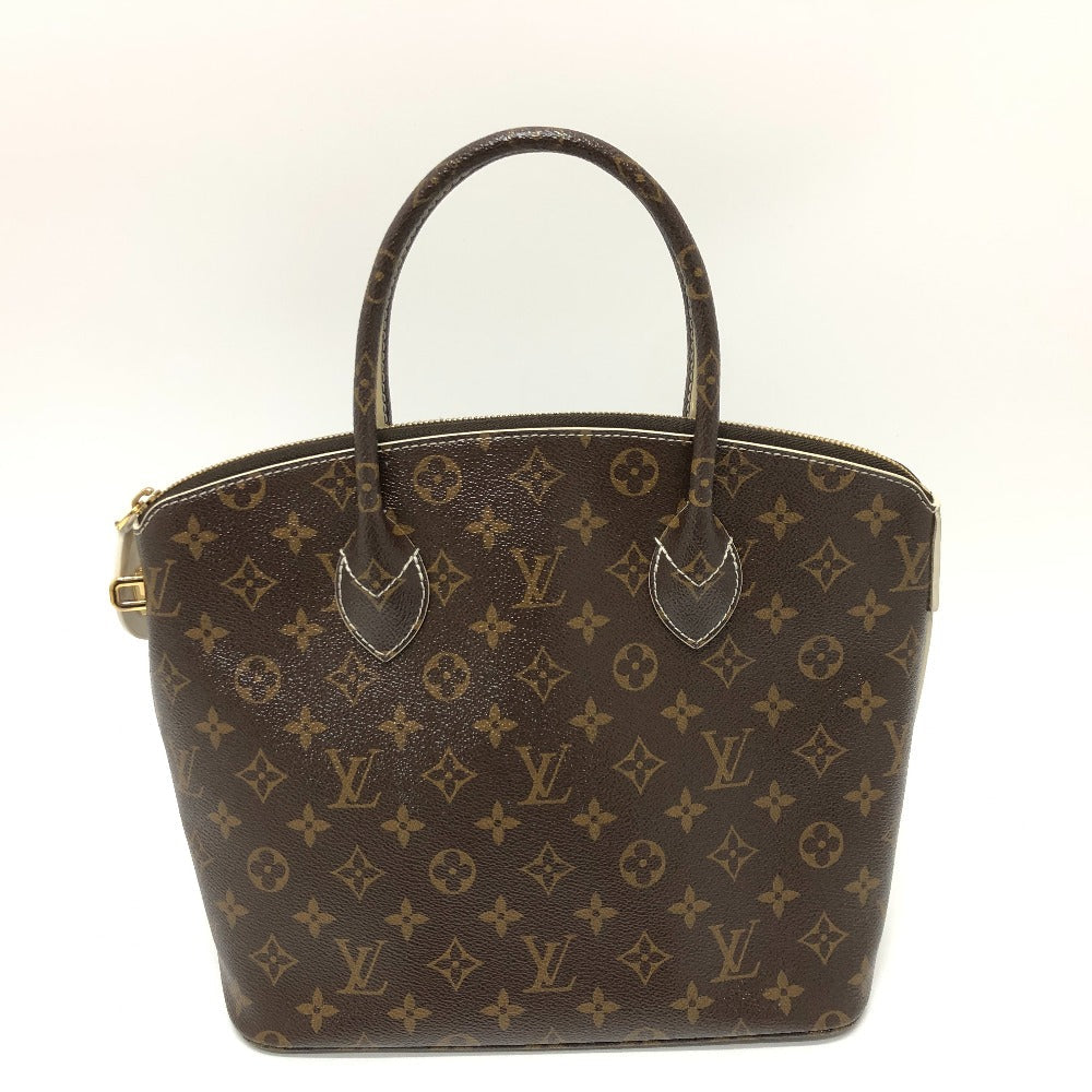 LOUIS VUITTON Handbag Canvas / Shiny Monogram Canvas Brown Shiny monogram LockitPM Women