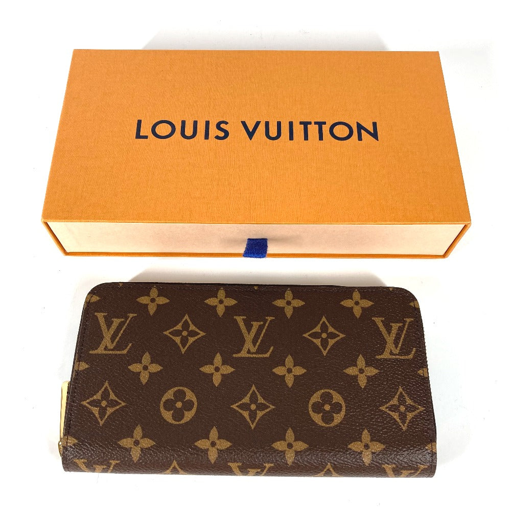 LOUIS VUITTON Long Wallet Purse M41895 Monogram canvas Brown Monogram Zippy wallet Women