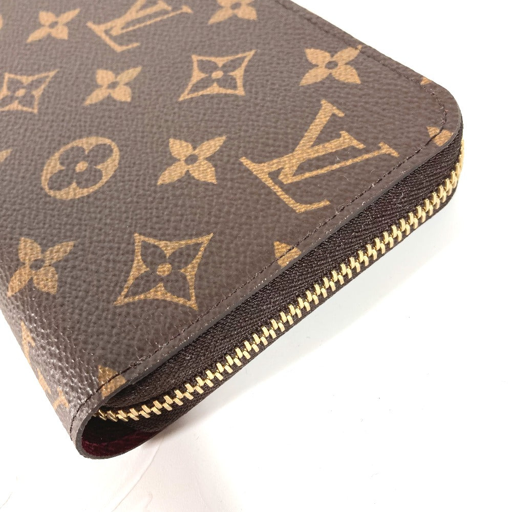 LOUIS VUITTON Long Wallet Purse M41895 Monogram canvas Brown Monogram Zippy wallet Women