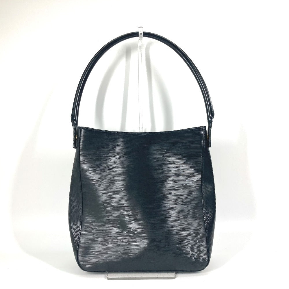 LOUIS VUITTON Shoulder Bag Epi Leather black Epi LoopingGM Women