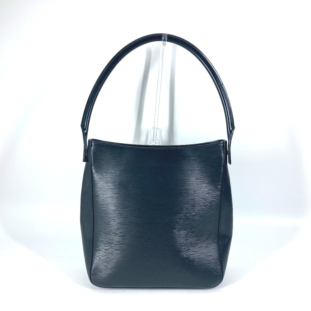 LOUIS VUITTON Shoulder Bag Epi Leather black Epi LoopingGM Women