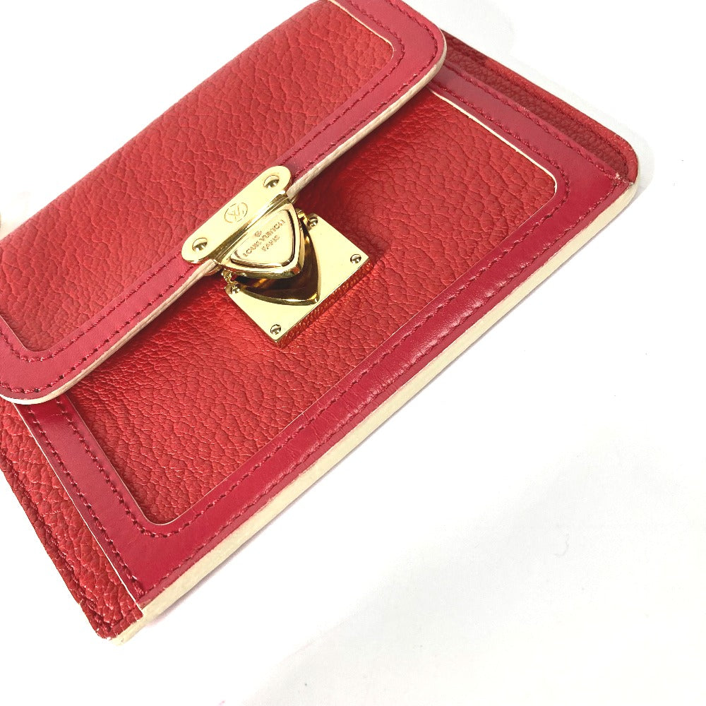 LOUIS VUITTON Coin case M91938 Suhari leather Red Suhari Unseparable PM