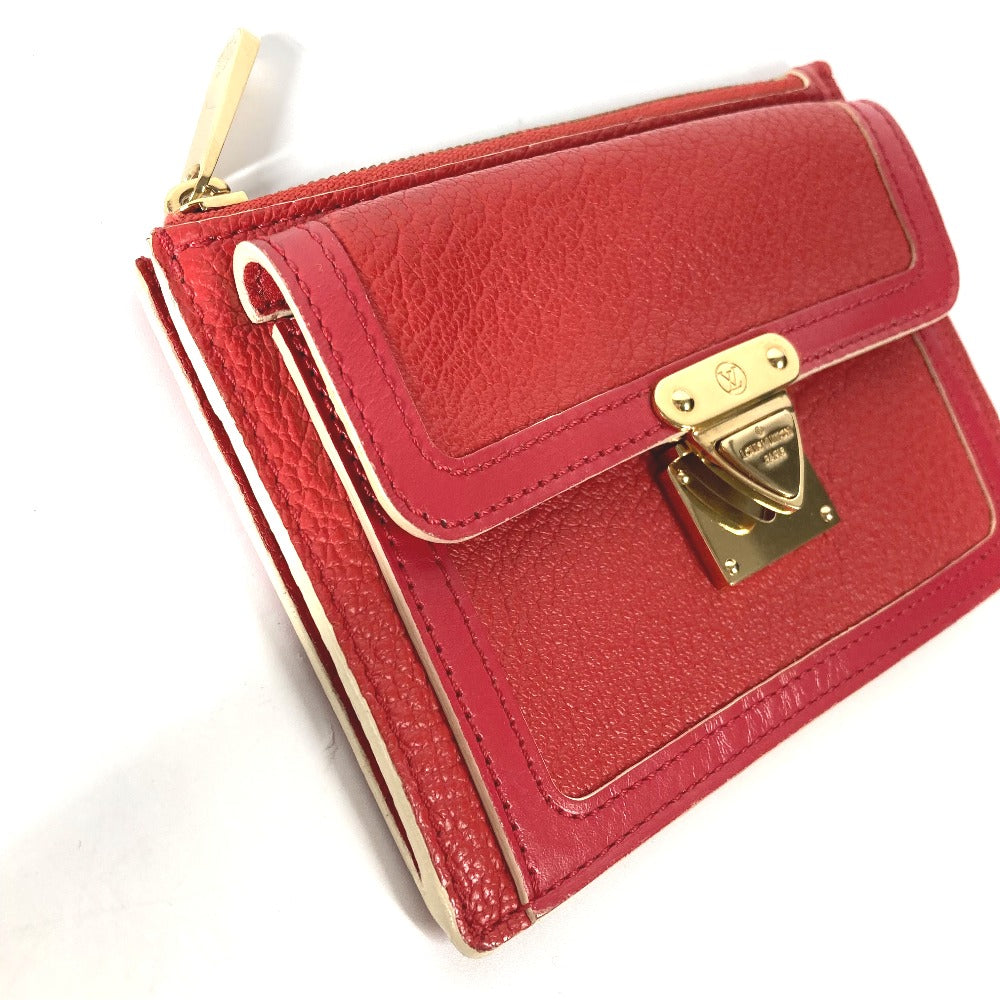 LOUIS VUITTON Coin case M91938 Suhari leather Red Suhari Unseparable PM