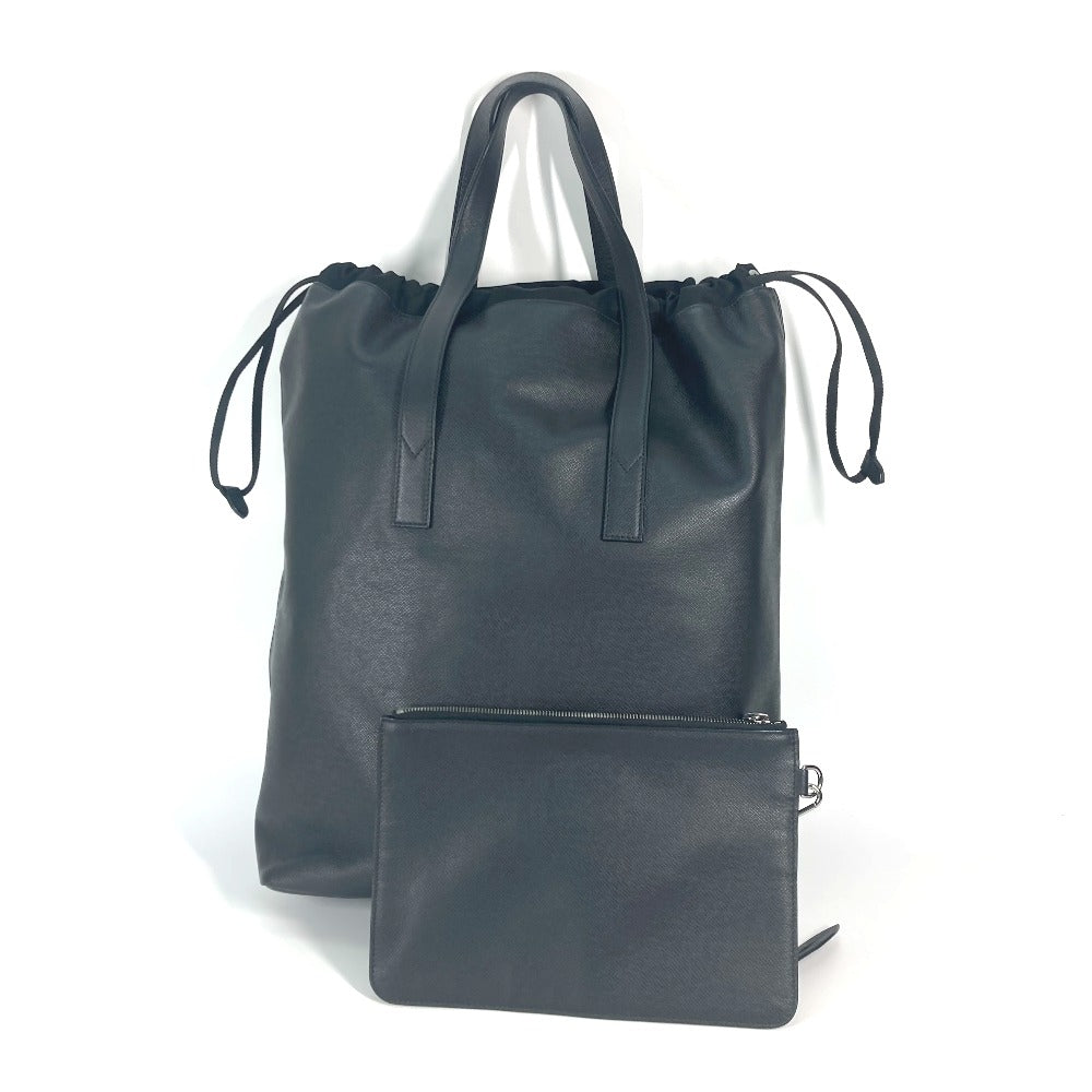 LOUIS VUITTON Tote Bag Taiga Leather black Taiga Hippo Light mens