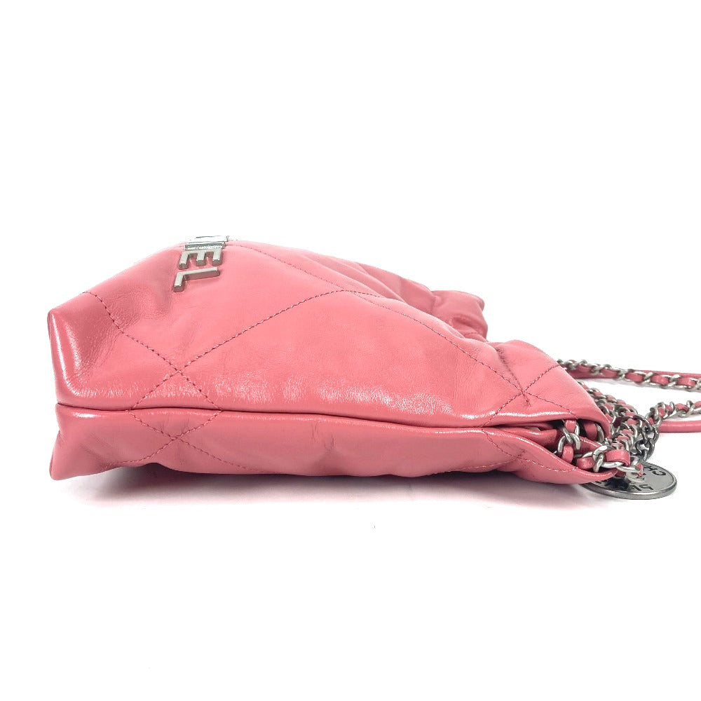 CHANEL Shoulder Bag AS3980 Calfskin pink Chain chanel 22