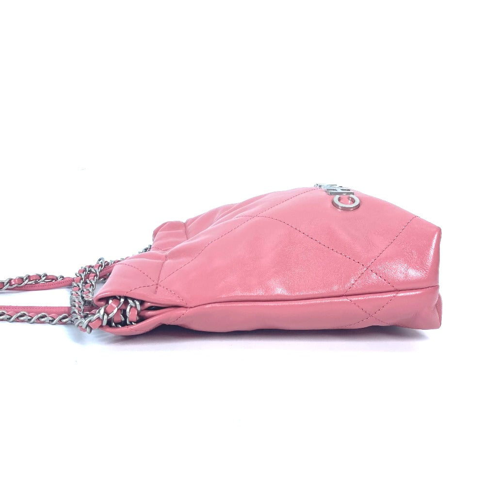 CHANEL Shoulder Bag AS3980 Calfskin pink Chain chanel 22