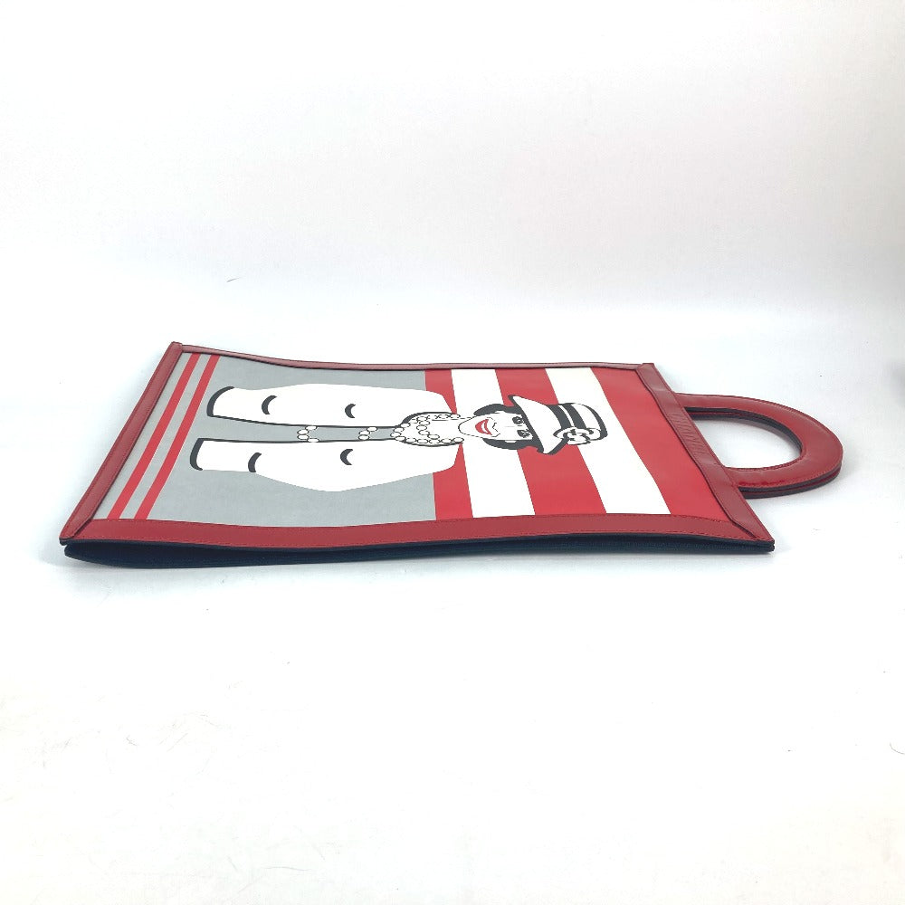CHANEL Handbag patent leather , leather Red Vertical Tote Bag Mademoiselle Coco Chanel Women